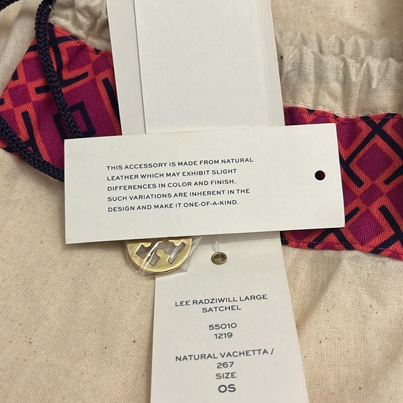 SOLD - RARE Tory Burch - Large Lee Radziwill Natural Vachetta - Runway Item - Picture 8 of 16
